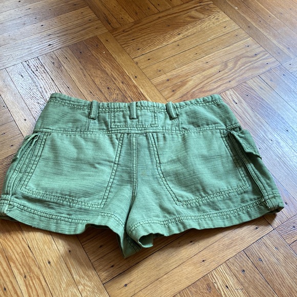 Free People Bungalow Shorts in Colla Green Size 4 - Picture 4 of 7